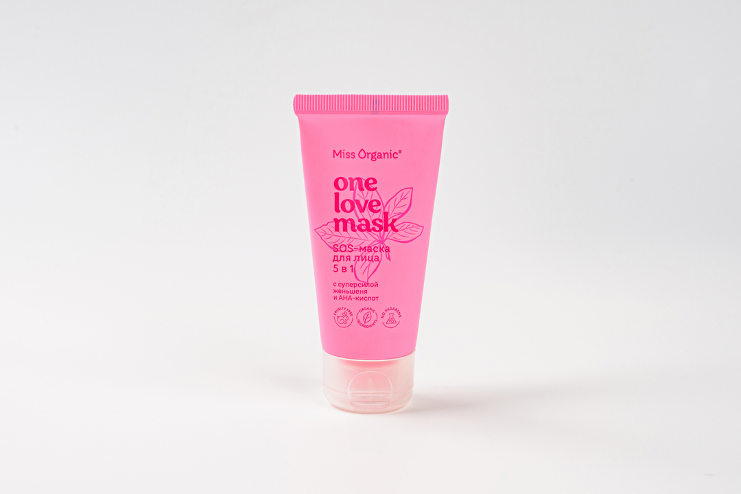 

Маска-sos для лица 5 в 1 Miss Organic One Love Mask, Miss Organic 50 мл