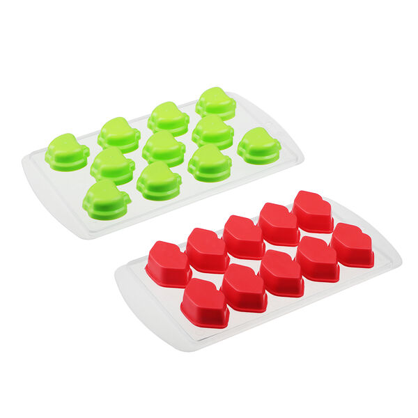 Форма для льда пластик + тпр 21х11 см, в ассортименте, 1 шт