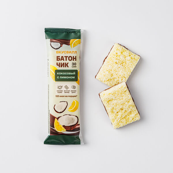 Батончик кокосовый с лимоном