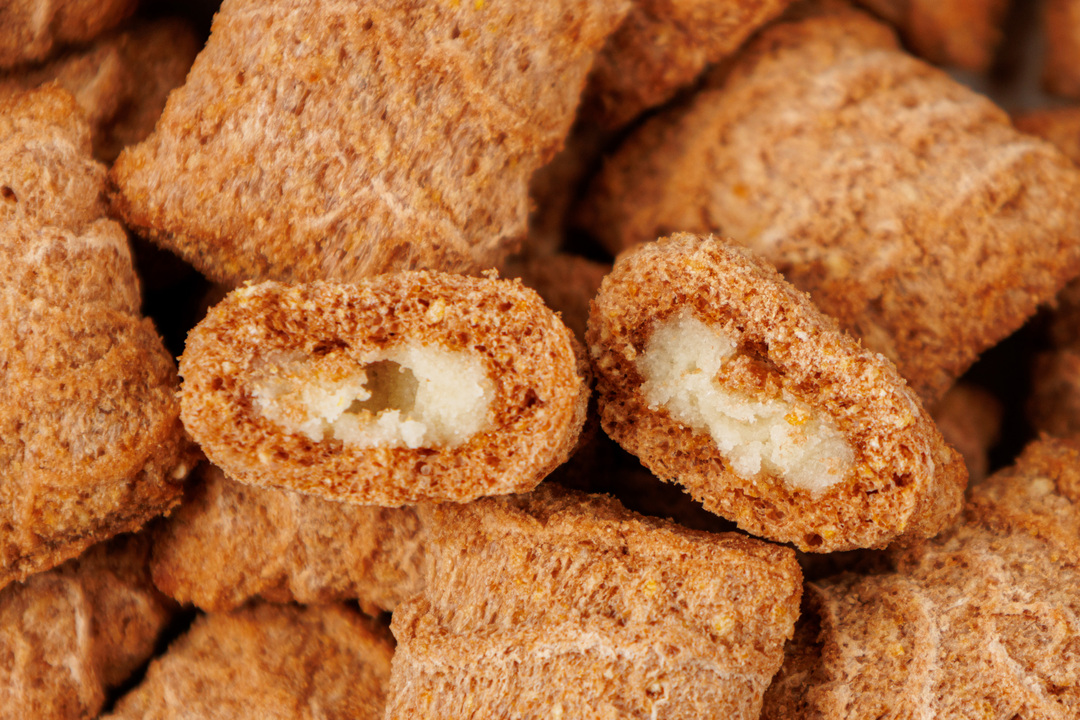 

Подушечки с молочной начинкой