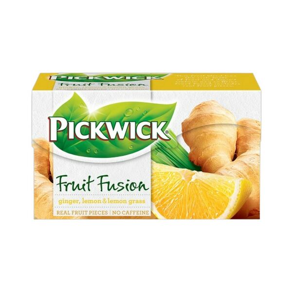 Напиток чайный Pickwick/Пиквик имбирь-лемонграсс фруктово-травяной аром пак 20*2г