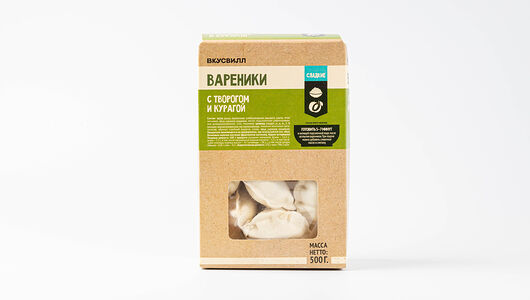 Вареники с творогом и курагой Продукт замороженный