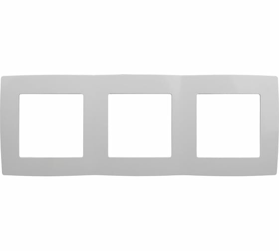 Рамка Эра 12 на 3 поста белый