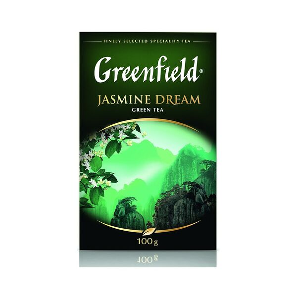 Чай зеленый Greenfield Жасмин Дрим листовой вес 100г