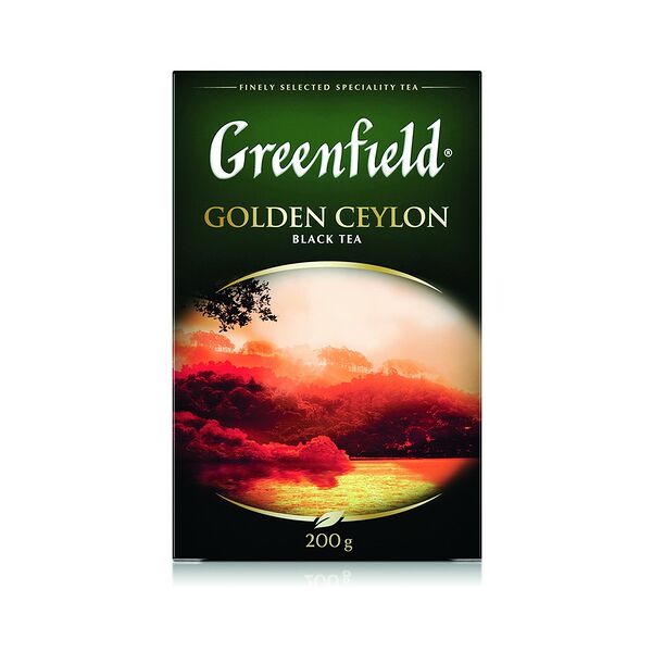 Чай GREENFIELD Golden Ceylon черный крупнолист 200г