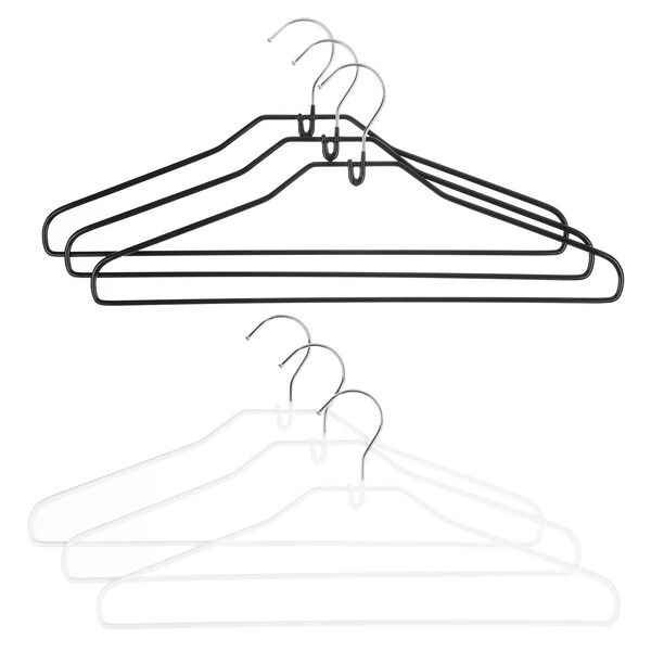 Vetta набор вешалок 3шт металл с пвх покрытием 40см, (цвет mix), tch-103*3