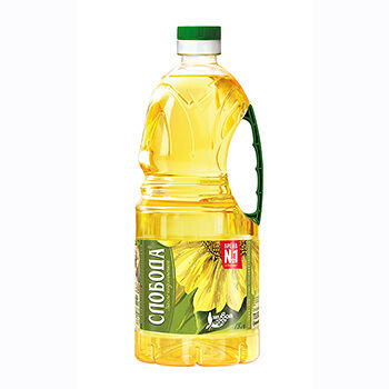 Масло подсолнечное Слобода рафинированное дезодорированное