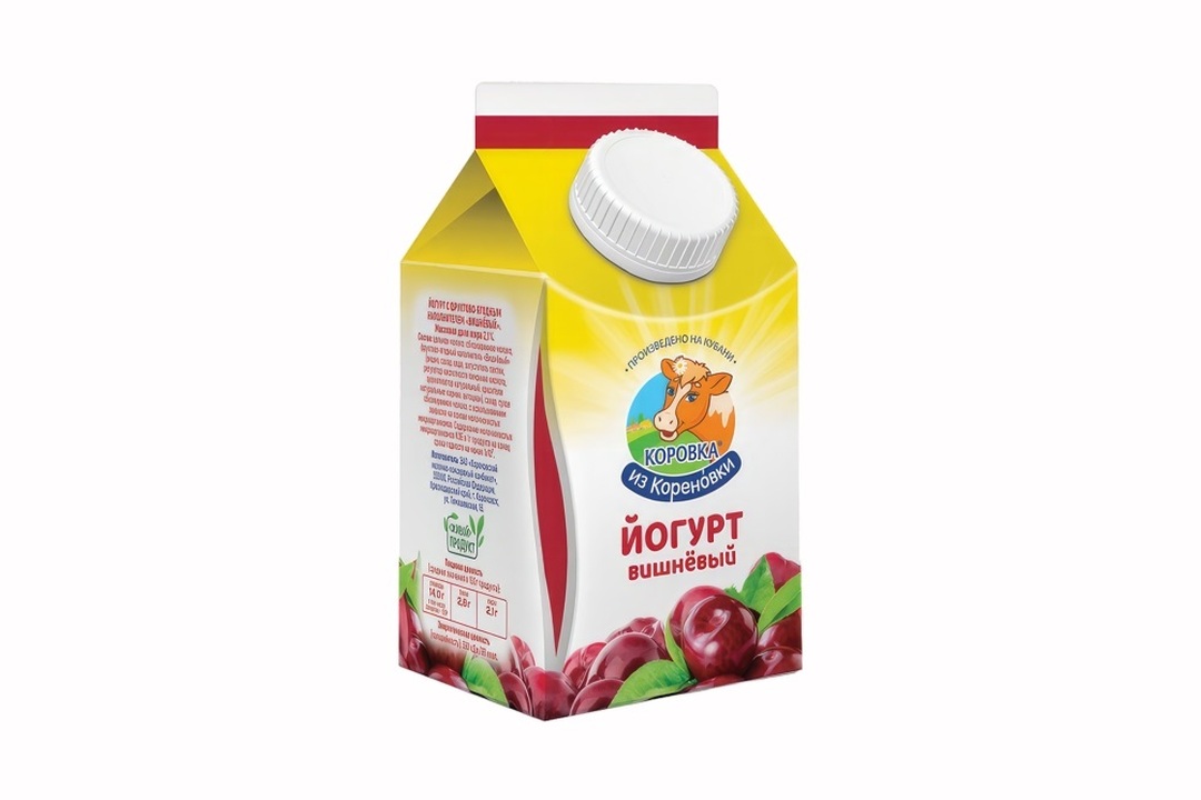 

Йогурт Коровка из Кореновки Вишневый 2.1% 450 г
