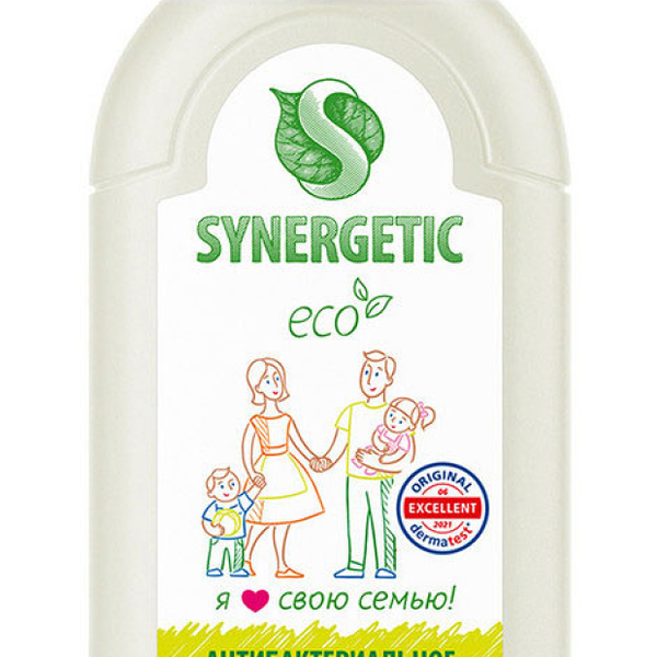 Жидкое мыло для рук антибактериальное Synergetic Мелисса и ромашка