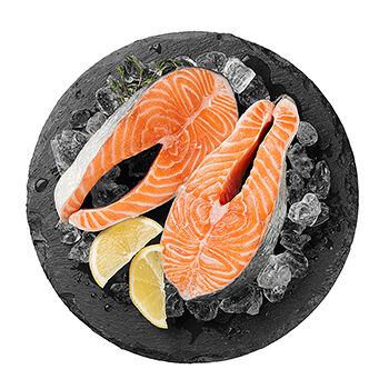 Семга охлажденная стейк от 300 