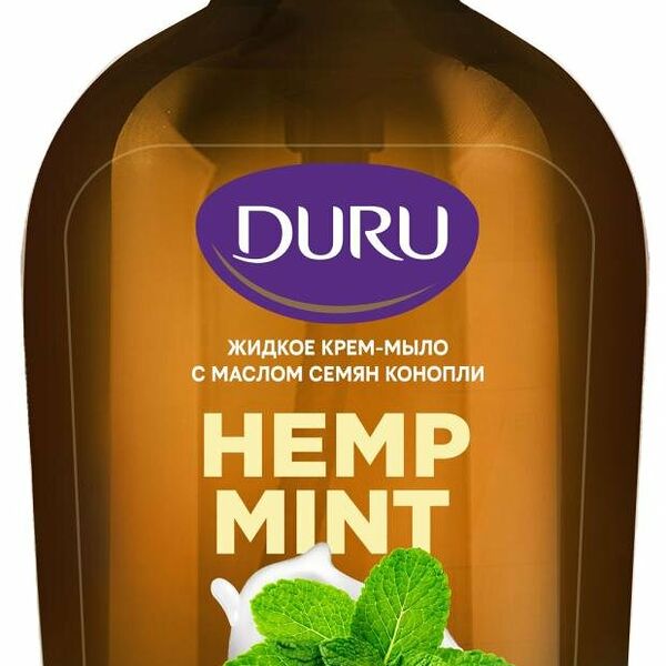 Жидкое крем-мыло Duru Hemp Mint с маслом семян конопли 300 мл