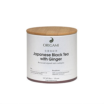Чай черный Origami Tea с имбирём 50г, Россия