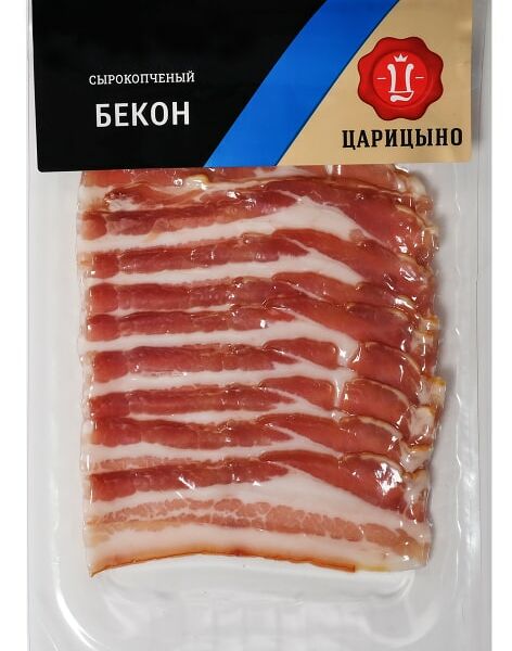 Бекон Царицыно сырокопченый нарезка 80г