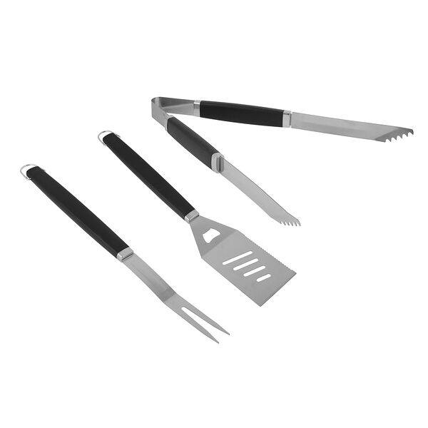 Grillboom набор для гриля 3 в 1 (вилка, щипцы, лопатка), нерж. сталь, пластик