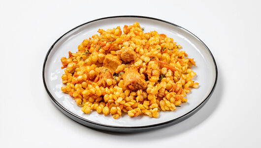 Паста птитим с индейкой с овощами, 250г