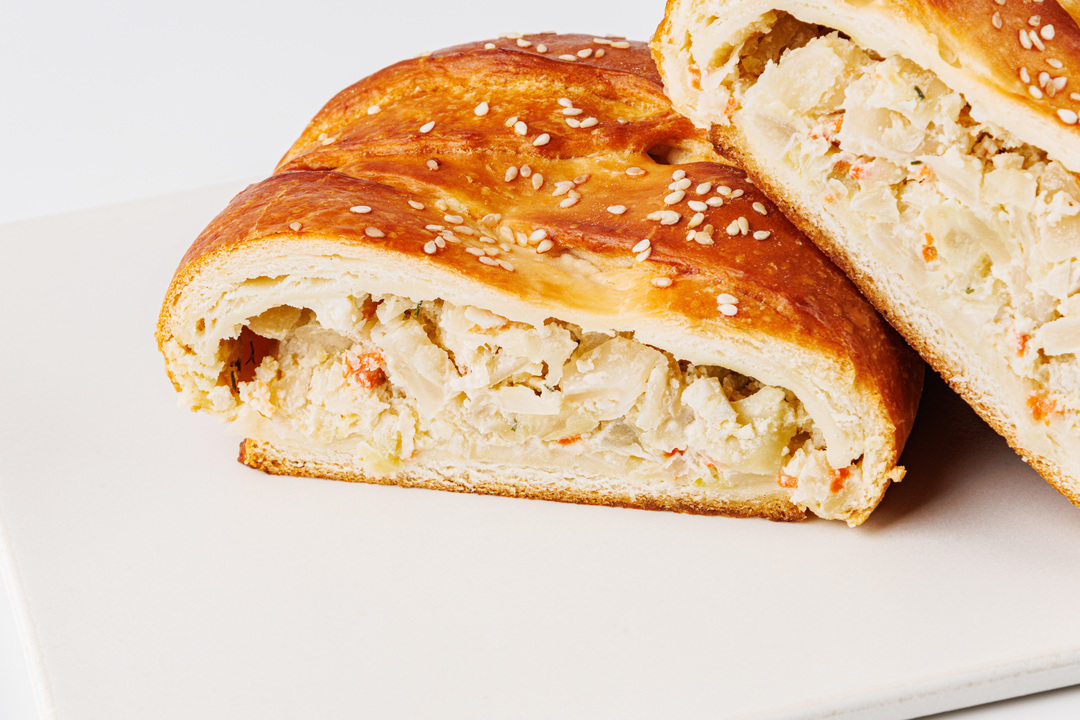 

Пирог с капустой и яйцом, 390 г