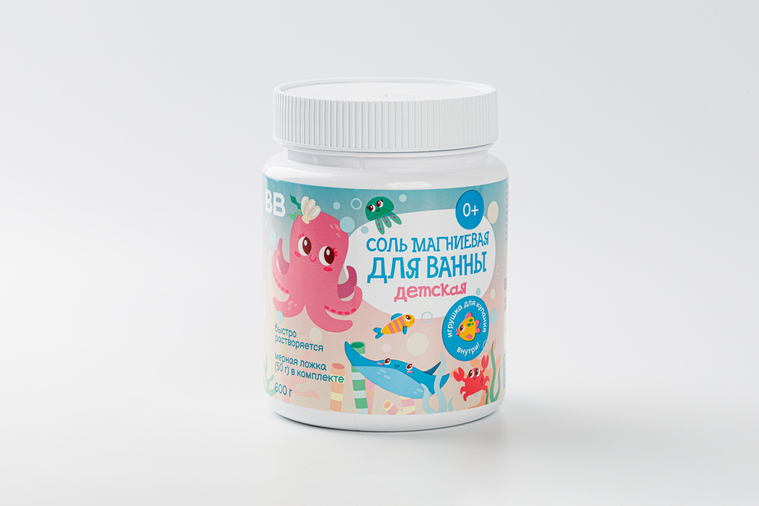 

Соль магниевая Вкусвилл детская для ванны с игрушкой 0+