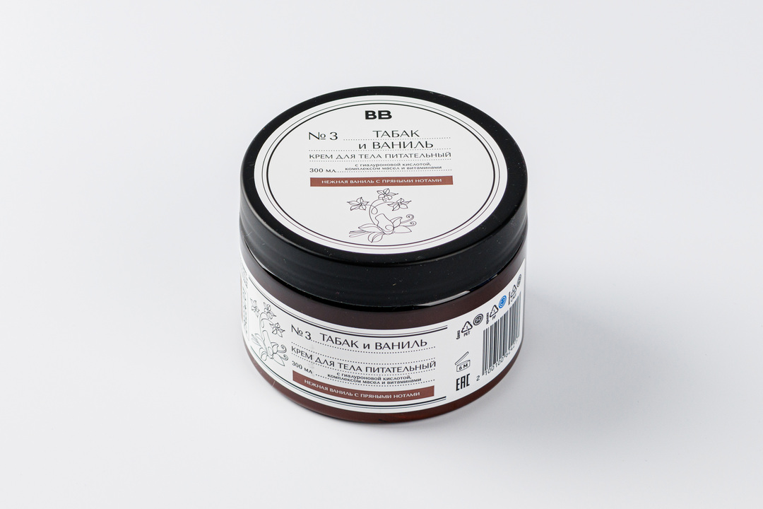 

Крем для тела питательный "Табак и ваниль", 300 мл