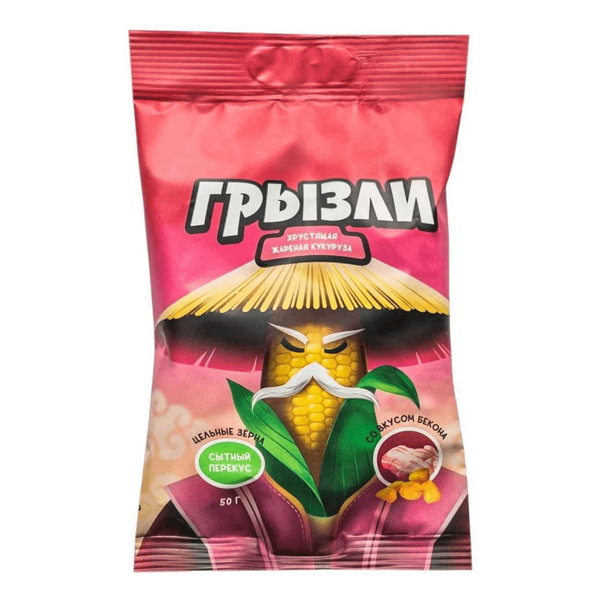 Кукуруза жареная Грызли со вкусом Бекона