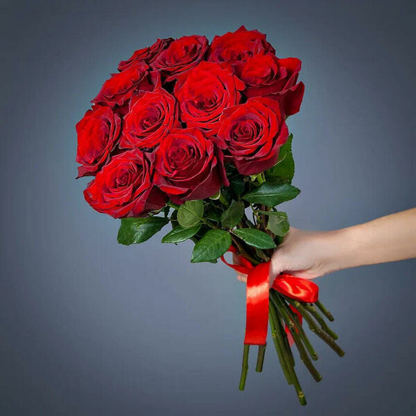 Монобукет 11 Роз Explorer под ленту