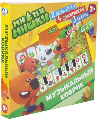 

Игрушка УМКА Музыкальный коврик-пианино "Ми-ми-мишки"