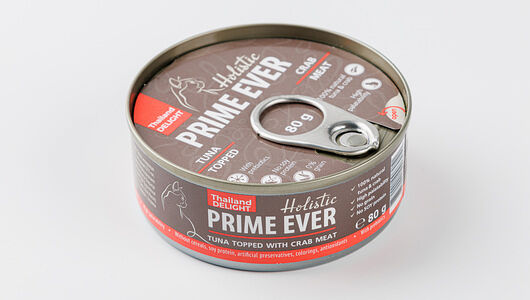 Консервы для кошек Тунец с крабом в желе, 80г