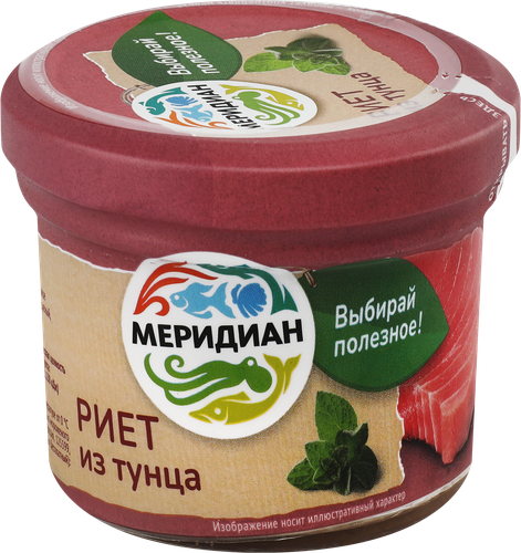 

Риет Меридиан Эко из тунца 100 г