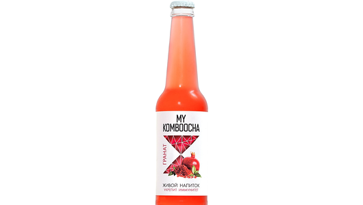 Напиток негазированный Комбуча с гранатом безалкогольный ТМ My Komboocha (Май Комбуча)