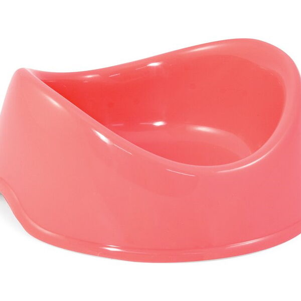 Гамма Миска пластиковая Бисквит 400 мл, коралл
