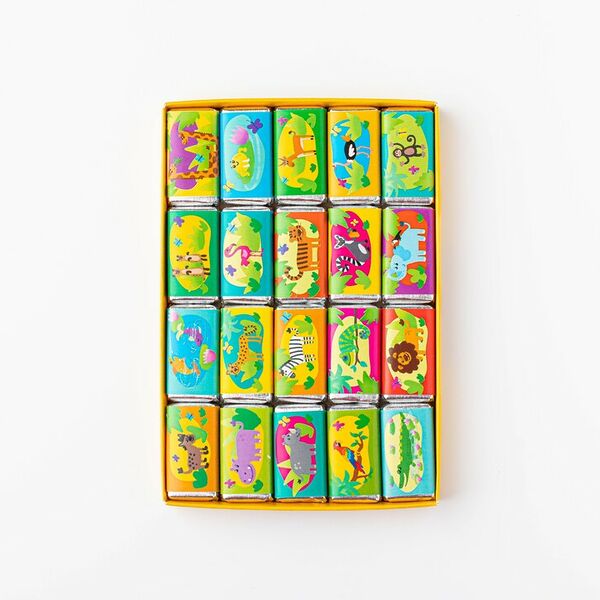 Шоколад молочный Яркие Джунгли 