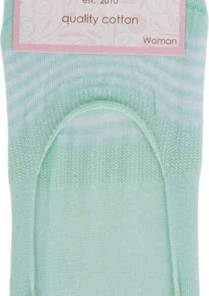 Подследники женские Lucky Socks с полосками цвет: мятный, 36-40 р-р