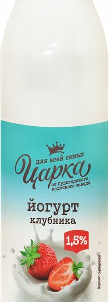 Йогурт Царка Клубника 1.5% 280 г