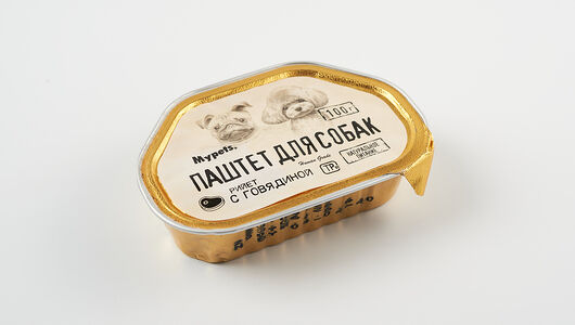 Паштет для собак My pets с говядиной