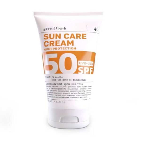 Крем для тела Green touch Sun Солнцезащитный SPF 50 130 мл