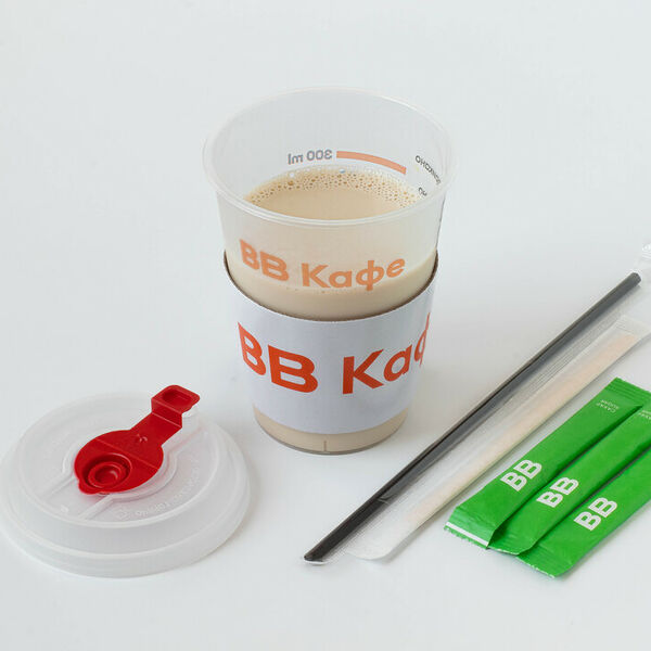 Кофе раф кленовый веган , 0,3 на раст. сливках, кафе