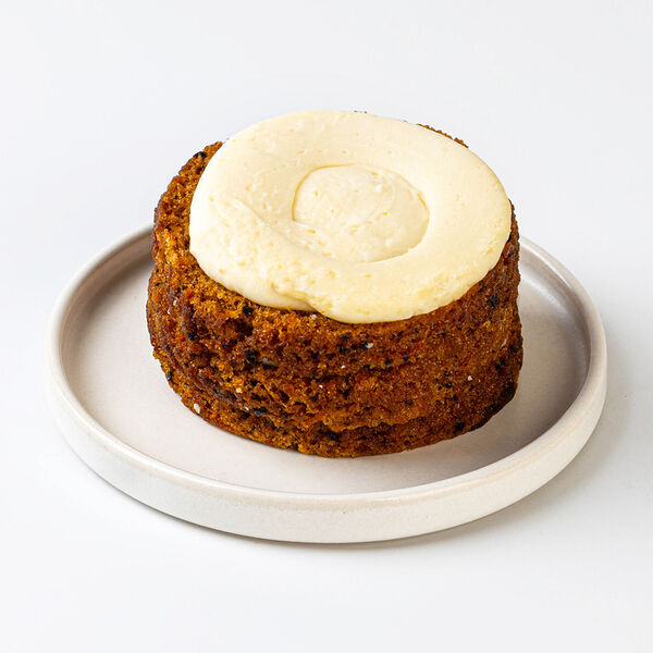 Пирожное морковно-ванильное, кафе, замороженное