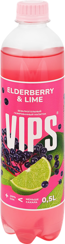 

Напиток газированный Vips Лайм Бузина 500 мл