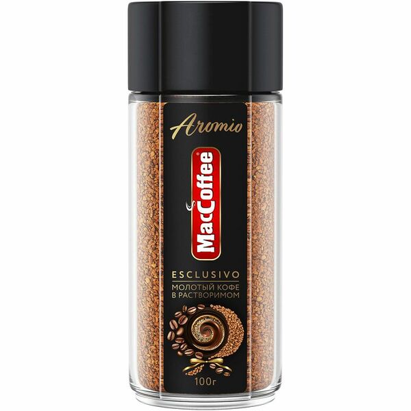 Кофе растворимый Maccoffee Aromio с молотым