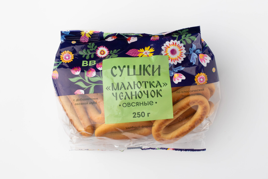 

Сушки "Малютка" челночок овсяные