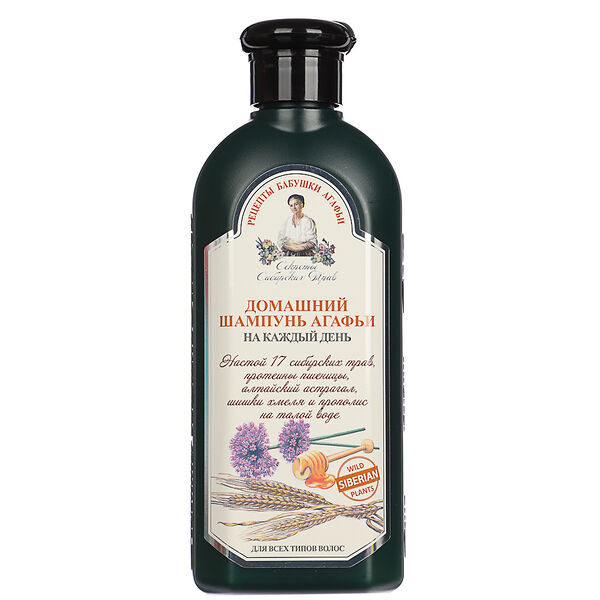 Шампунь рецепты бабушки агафьи, 3 вида, 350 мл 