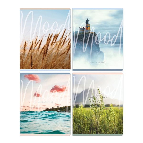 Тетрадь Greenwich Line Mood клетка, 48 листов 1 шт в ассортименте