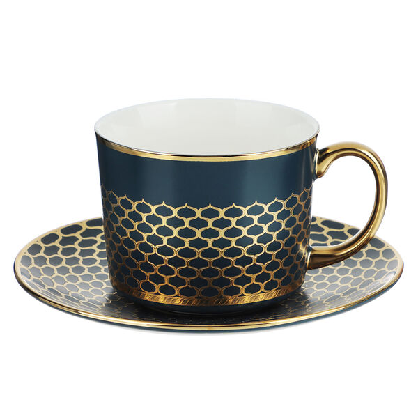 Millimi инфинити кобальт набор чайный 2 предмета, 230 мл, 15 см, фарфор