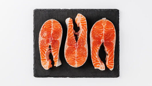 Форель радужная стейк охл.