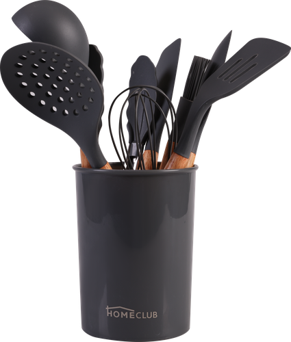 

Набор кухонной утвари Homeclub 9 предметов, цвет в ассортименте