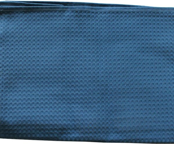 Полотенце вафельное Cottonika темно-синее 70*150см