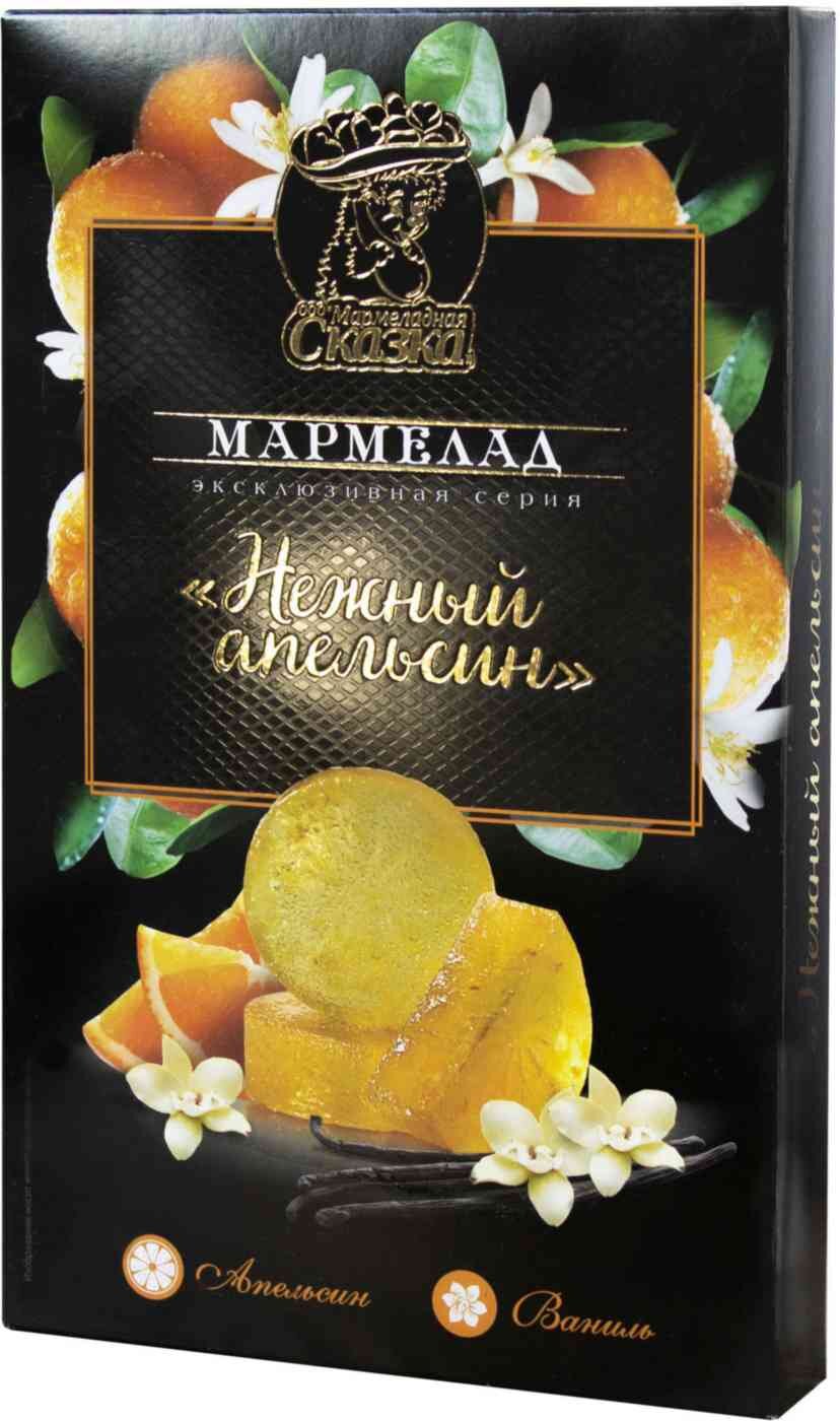 

Мармелад желейный формовой Мармеладная сказка с апельсином и ванилью 170 г