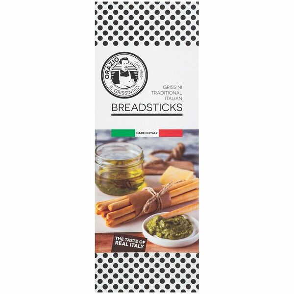 Палочки хлебные Orazio Il Grissinaio Гриссини итальянские традиционные, 120 г