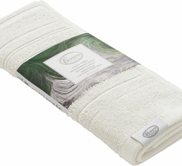 Полотенце Cassera Casa гостевое махровое белое 30х50см 1шт