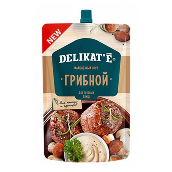 Соус майонезный DELIKAT'E Грибной 200 г