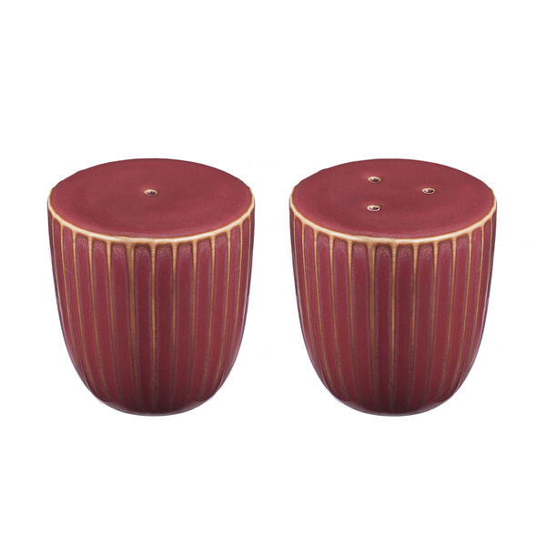 Flomik набор для соли и перца, 5,5х6см, фарфор, красный